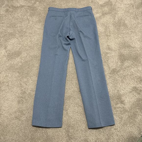 Vintage Action Slacks by Levi Strauss & Co. Blue Dress Pants Men's 34x32 - Picture 4 of 6